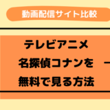 アニメ 名探偵コナンを無料で見れる動画配信サイト
