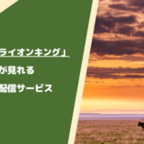 実写版「ライオンキング」が見れるおすすめVOD