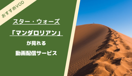 「マンダロリアン」が見れる動画配信サービスは？1・2・3が見放題のおすすめを紹介