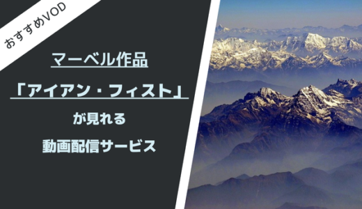 「アイアン・フィスト」を見る方法は？配信中の動画サービスからオススメを紹介