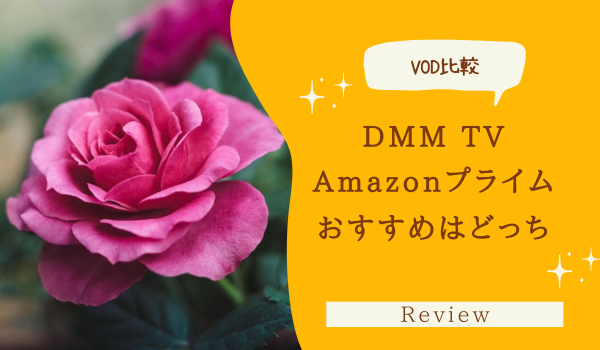 DMM TVとAmazonプライムを比較