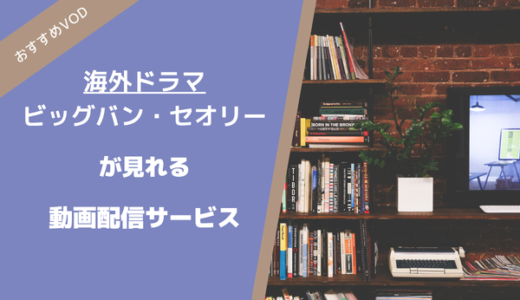 ビッグバン・セオリーが見れる動画配信サービス